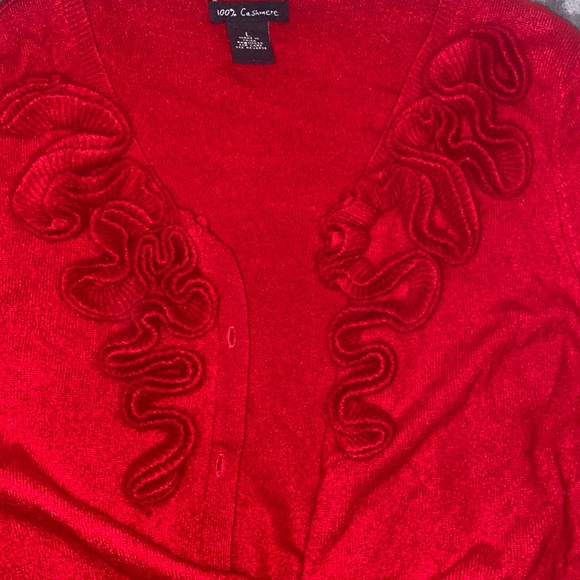Red Moon 100% Cashmere sweater - Picture 3 of 4